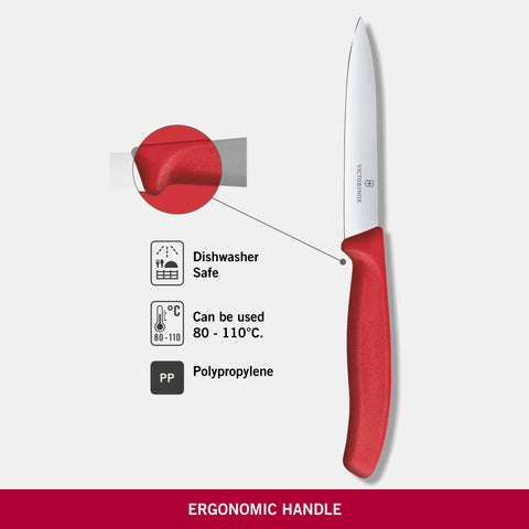 Victorinox VIC-6.7701, punta lanza para cortes finos en frutas y verduras.