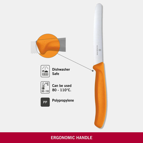 Victorinox VIC-6.7836.L119 borde serrado naranja, diseño resistente para desbastes.