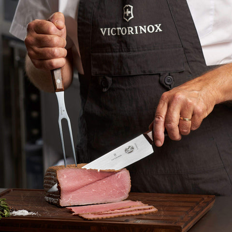 Victorinox Wood Collection cuchillo chef 10 pulgadas en palisandro, acabado natural y elegante.