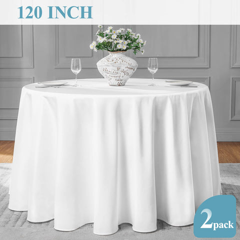 VidaFete mantel blanco diseño clásico para cenas formales