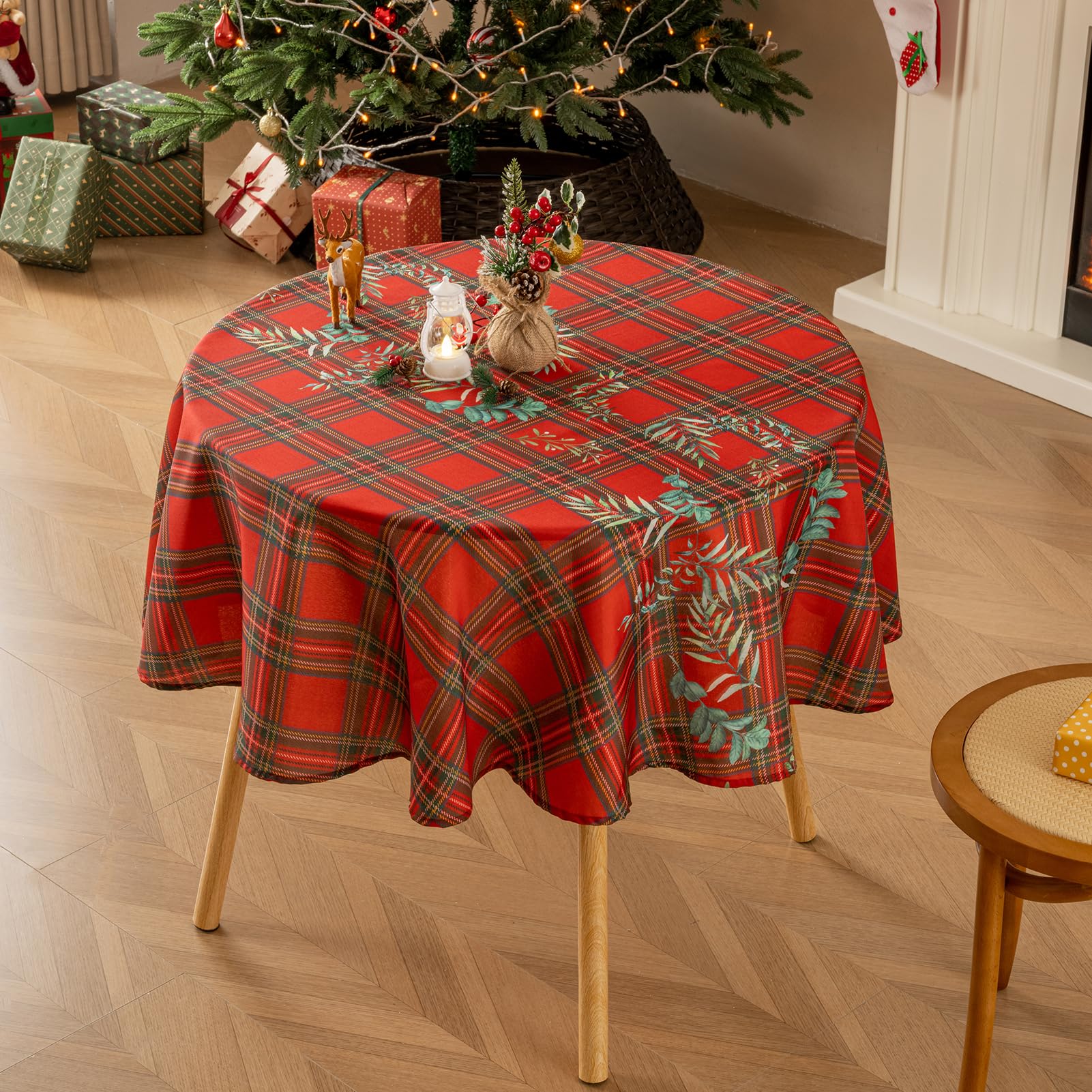 VidaFete mantel poliéster duradero, resistente a manchas para eventos en casa.