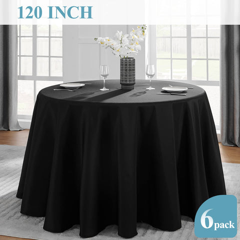VidaFete mantel negro ideal para bodas y fiestas elegantes.