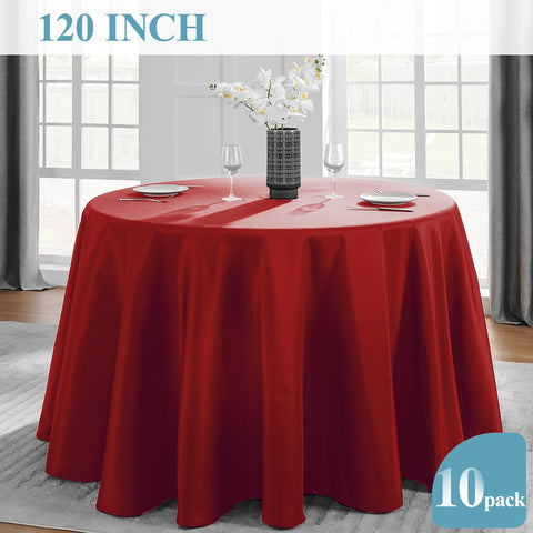VidaFete mantel redondo 120 pulgadas, ideal para cumpleaños y bodas.