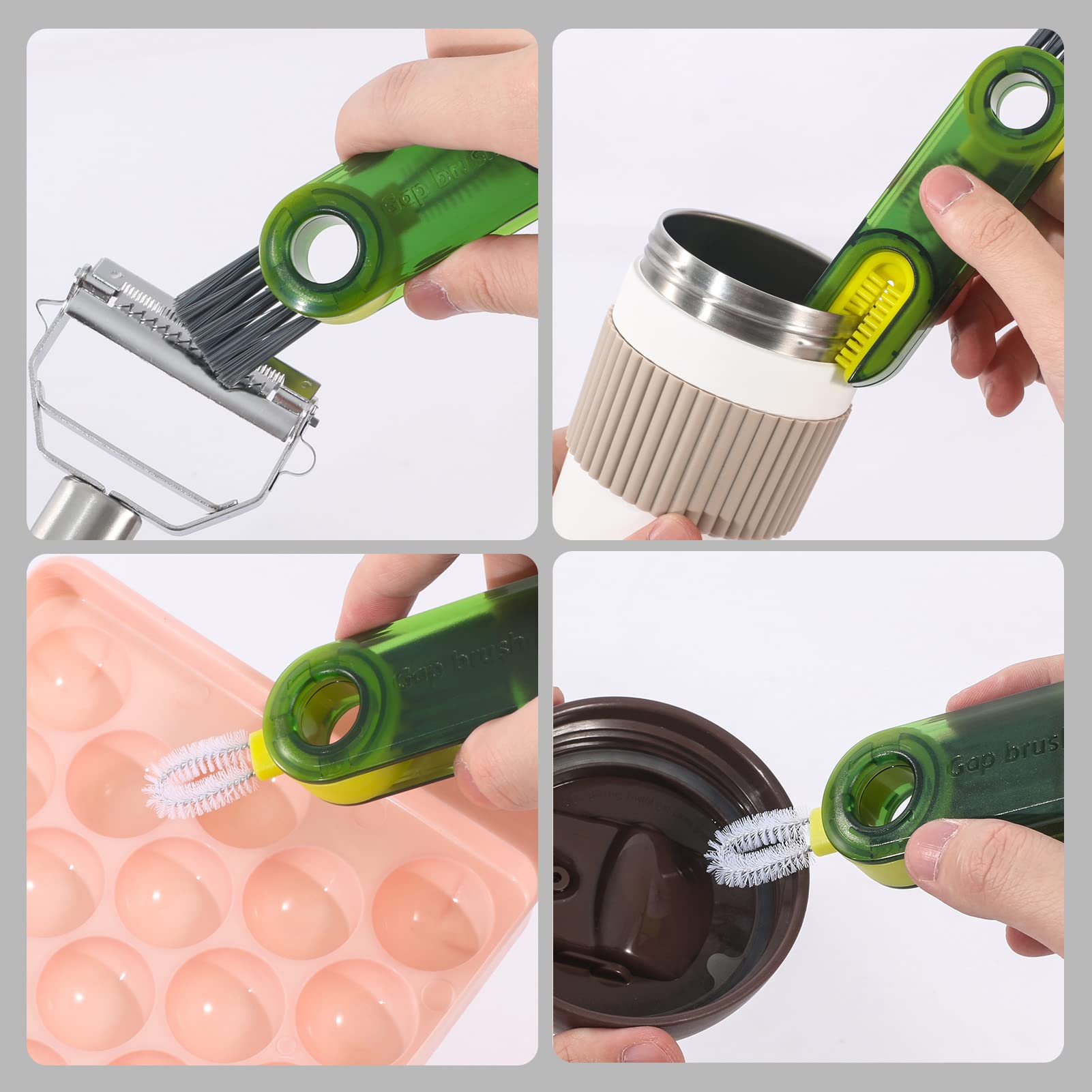 Vidonio mango ergonómico: agarre cómodo para limpieza prolongada.
