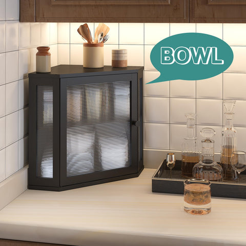 Viewcare acabado negro elegante complementa una cocina moderna.