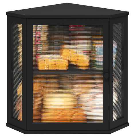 viewcare caja-pan esquina bambu grande, almacenamiento amplio para pan y bollos.