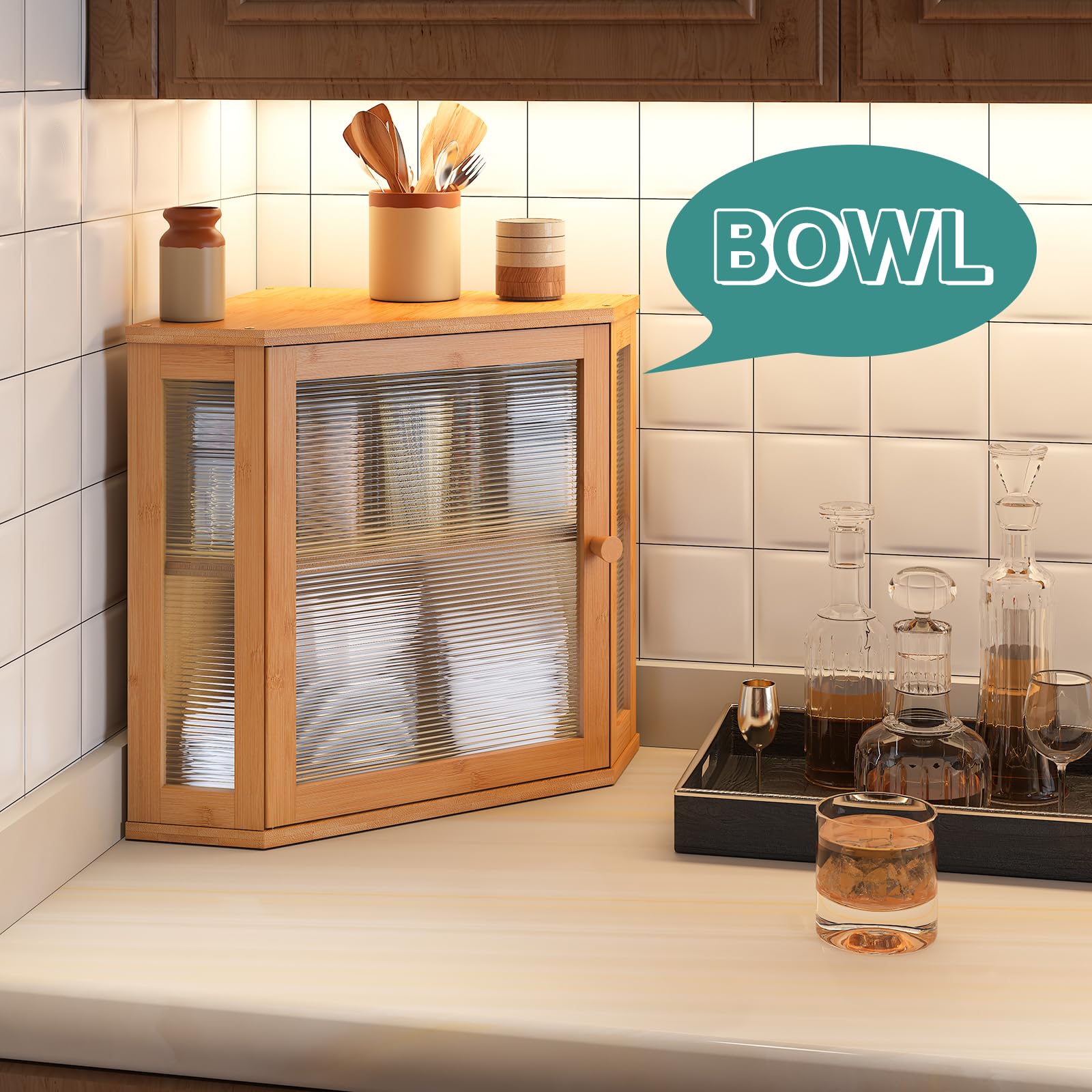 viewcare panera estilo natural, acabado cálido para cocinas modernas
