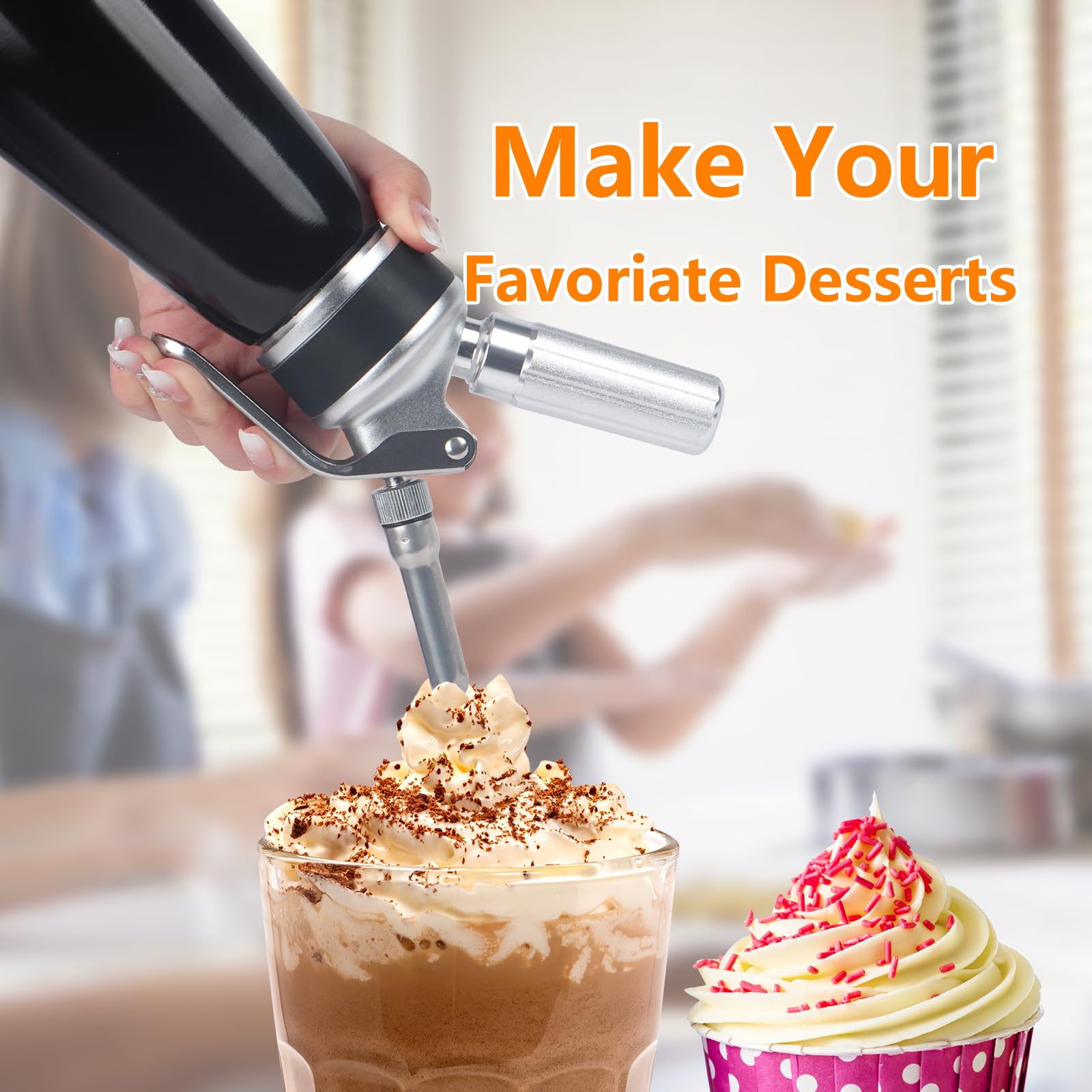 Diseño profesional de VIGIND para postres y bebidas