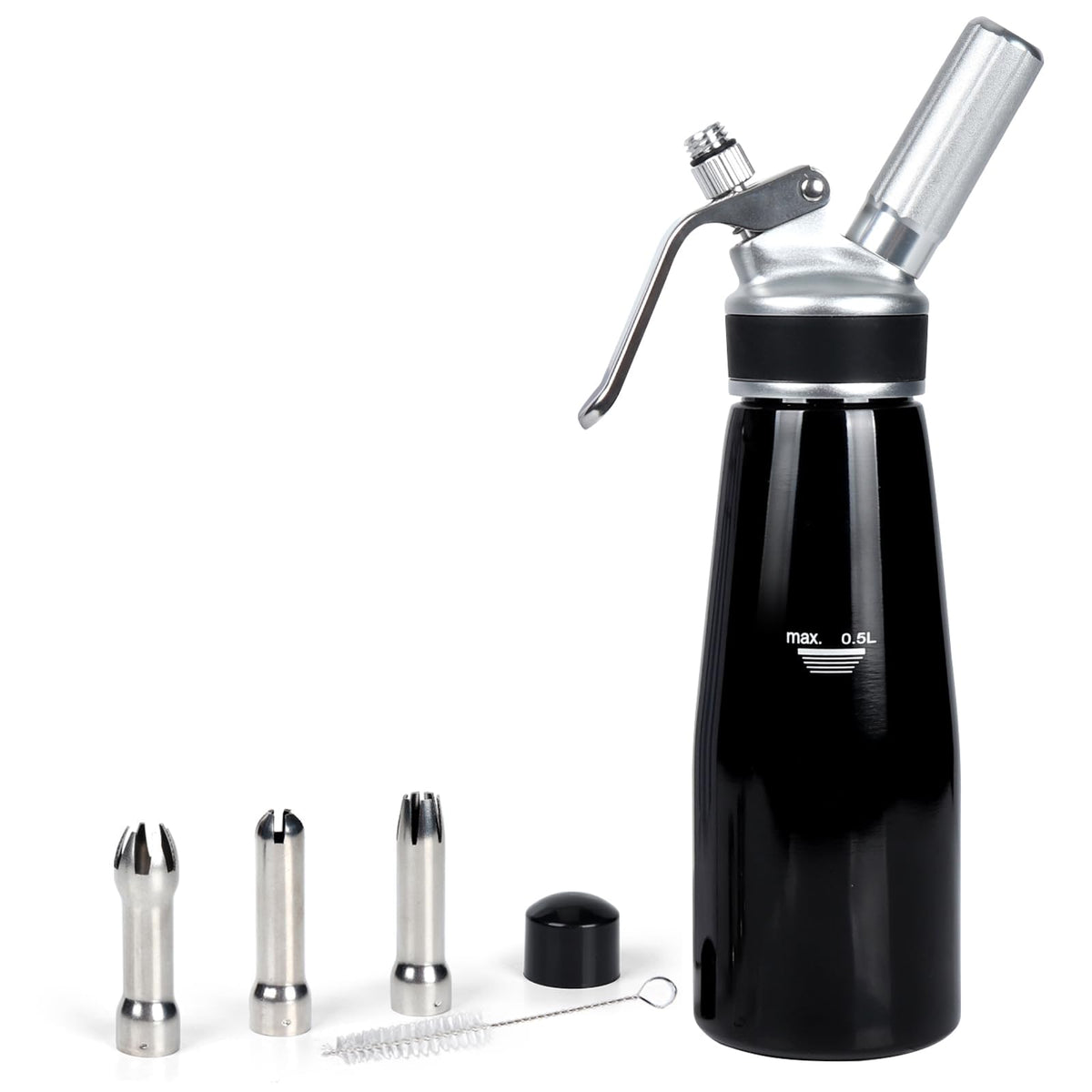 Dispenser VIGIND de crema 500 ml en aluminio para resultados consistentes