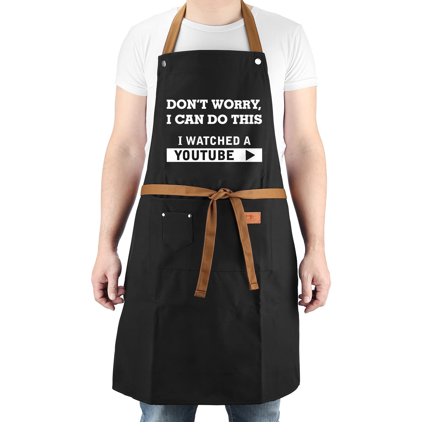 Delantal VIISPIRIT para uso en cocina exterior; apto para barbacoas.