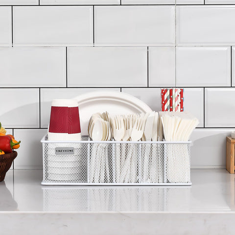 VIKEYHOME Dimensiones útiles del plato de papel para tamaño completo