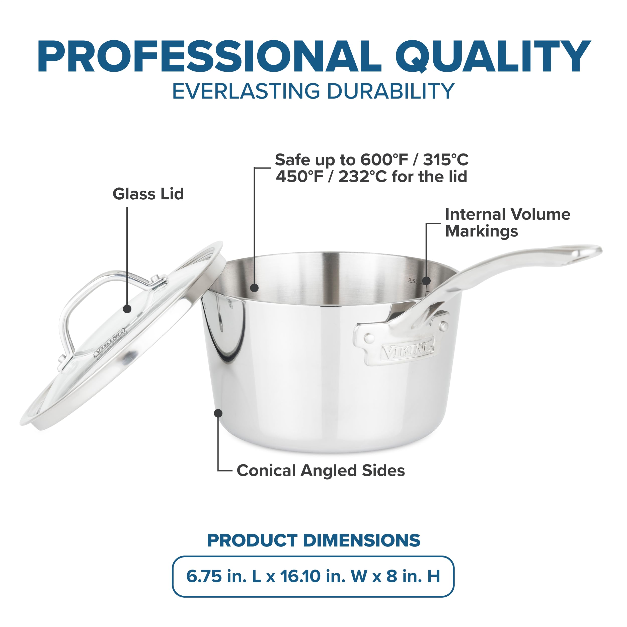 Apto para inducción Viking para adaptarse a cocinas modernas