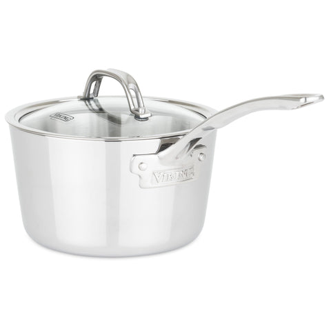 Sartén Viking Contemporáneo con tapa de vidrio para hervir con control preciso