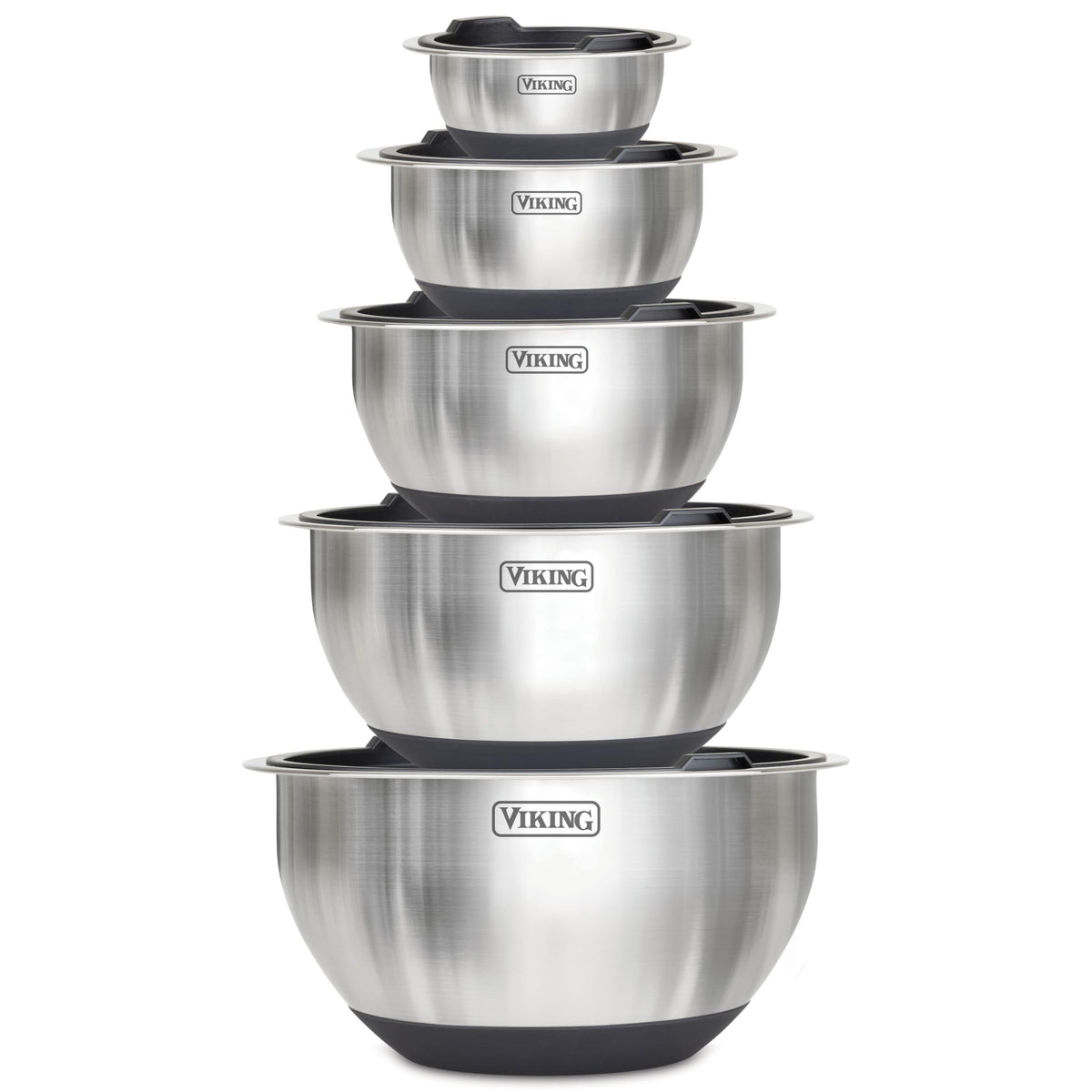 Conjunto Viking de 10 tazones para cocina organizada y versátil.