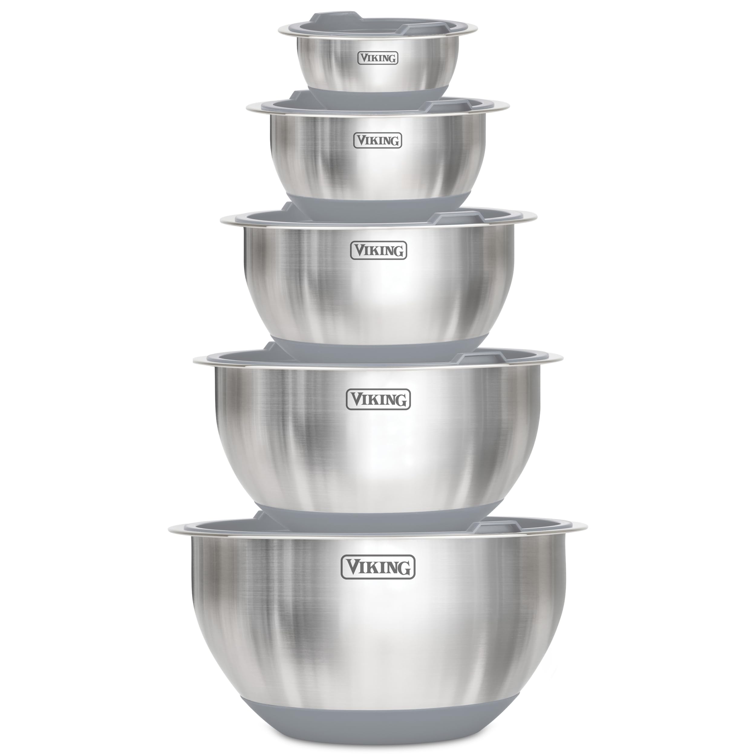 Conjunto Viking de cuencos mezcladores de 10 piezas, perfecto para preparación de comidas
