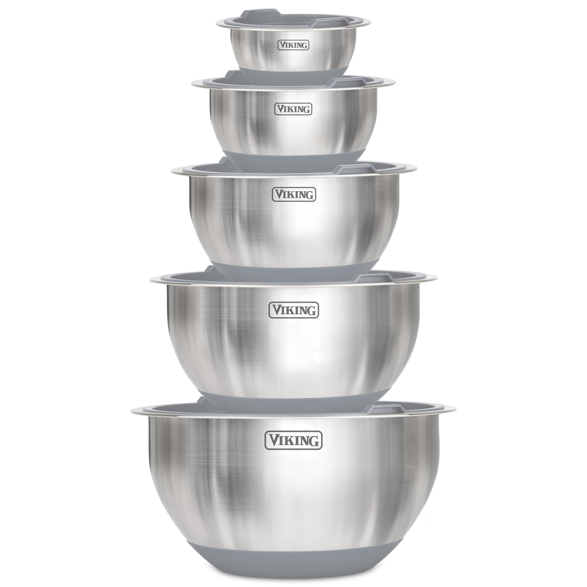 Conjunto Viking de cuencos mezcladores de 10 piezas, perfecto para preparación de comidas