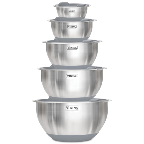 Conjunto Viking de cuencos mezcladores de 10 piezas, perfecto para preparación de comidas