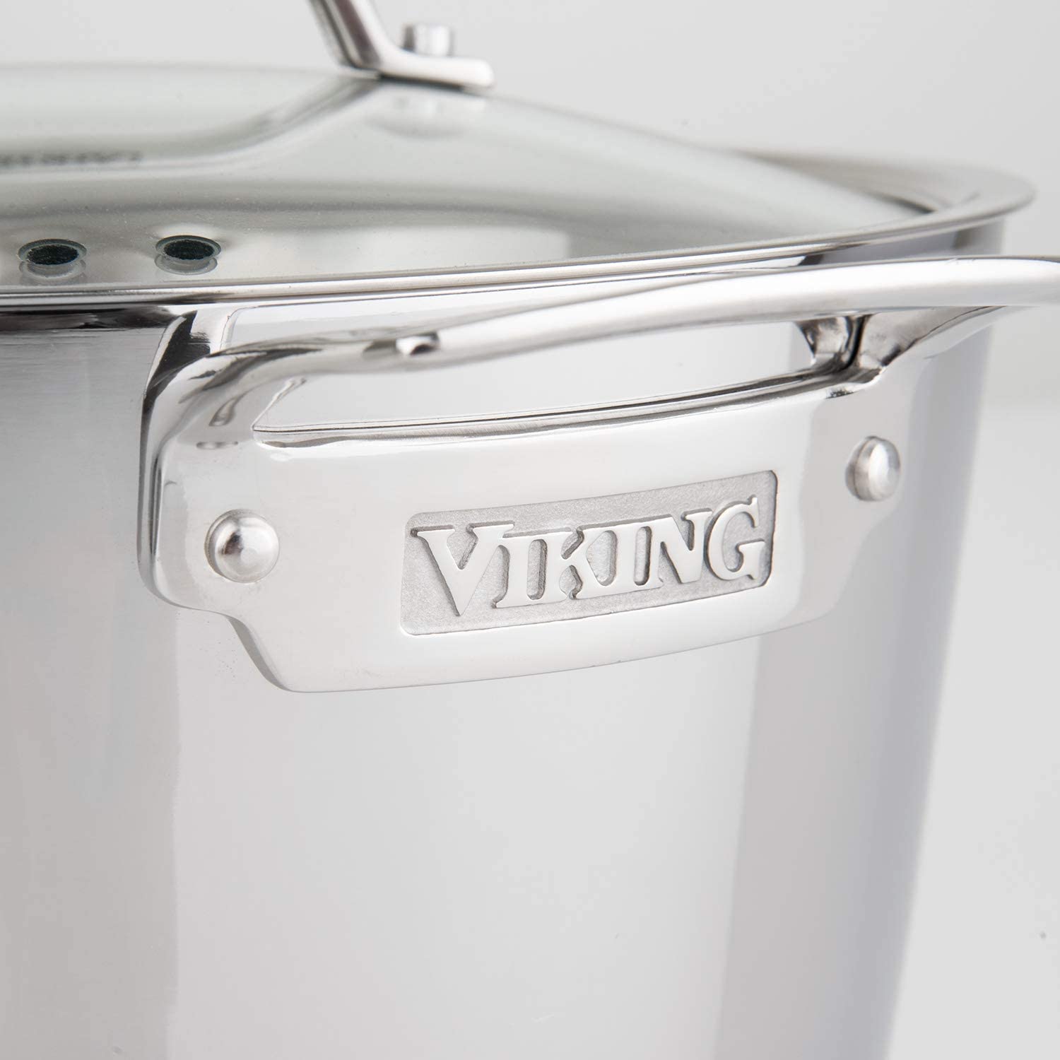 Viking Olla holandesa acabado espejo para estilo y limpieza fácil.