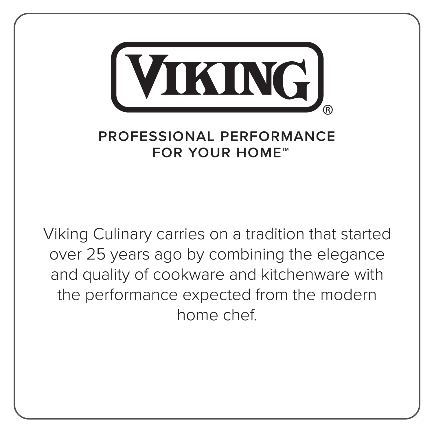 Viking superficie no reactiva ayuda a reducir salsas sin sabores extra.