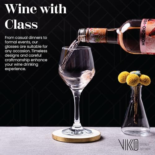 Copa Vikko: borde fino y base gruesa para estabilidad.