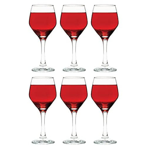 Copa Vikko: tallo delgado y cristal claro para vino.