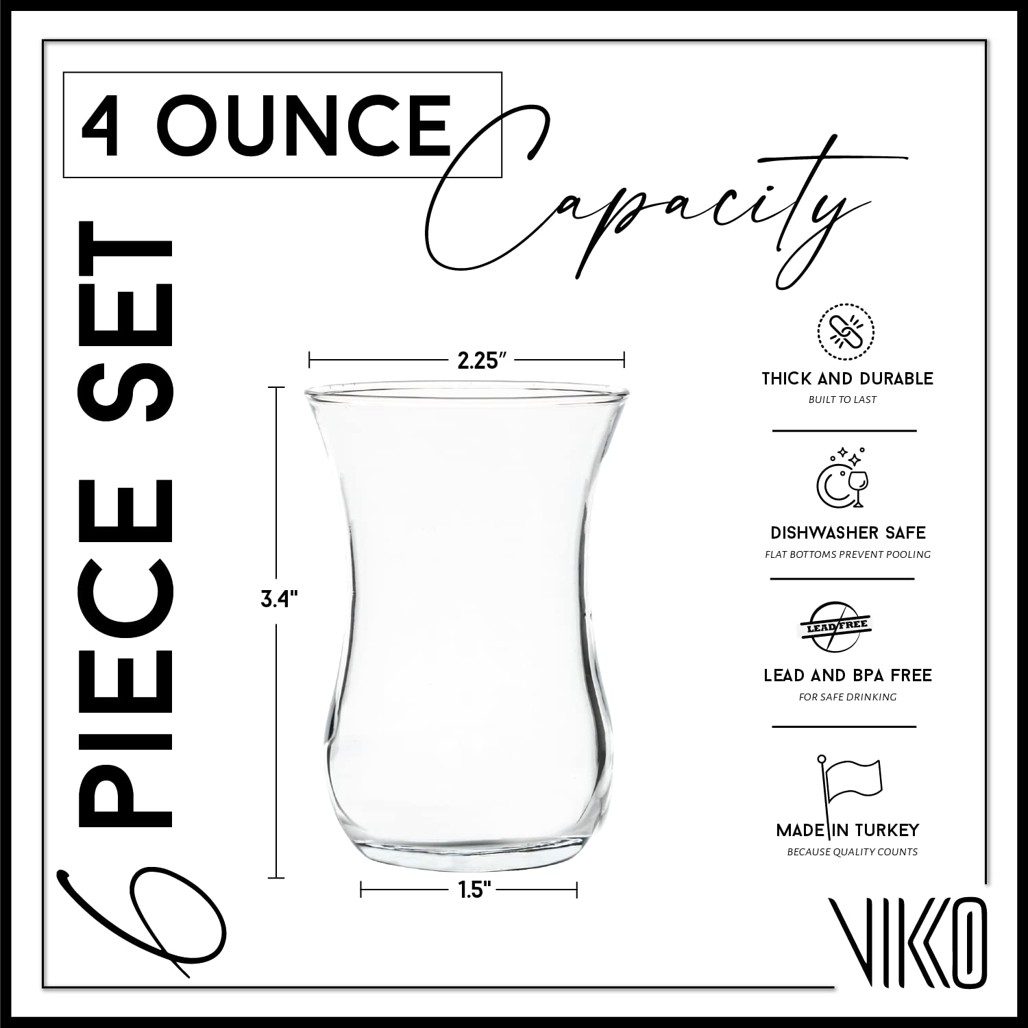 Vikko empaque cuidadoso para envío, mantiene los vasos protegidos.