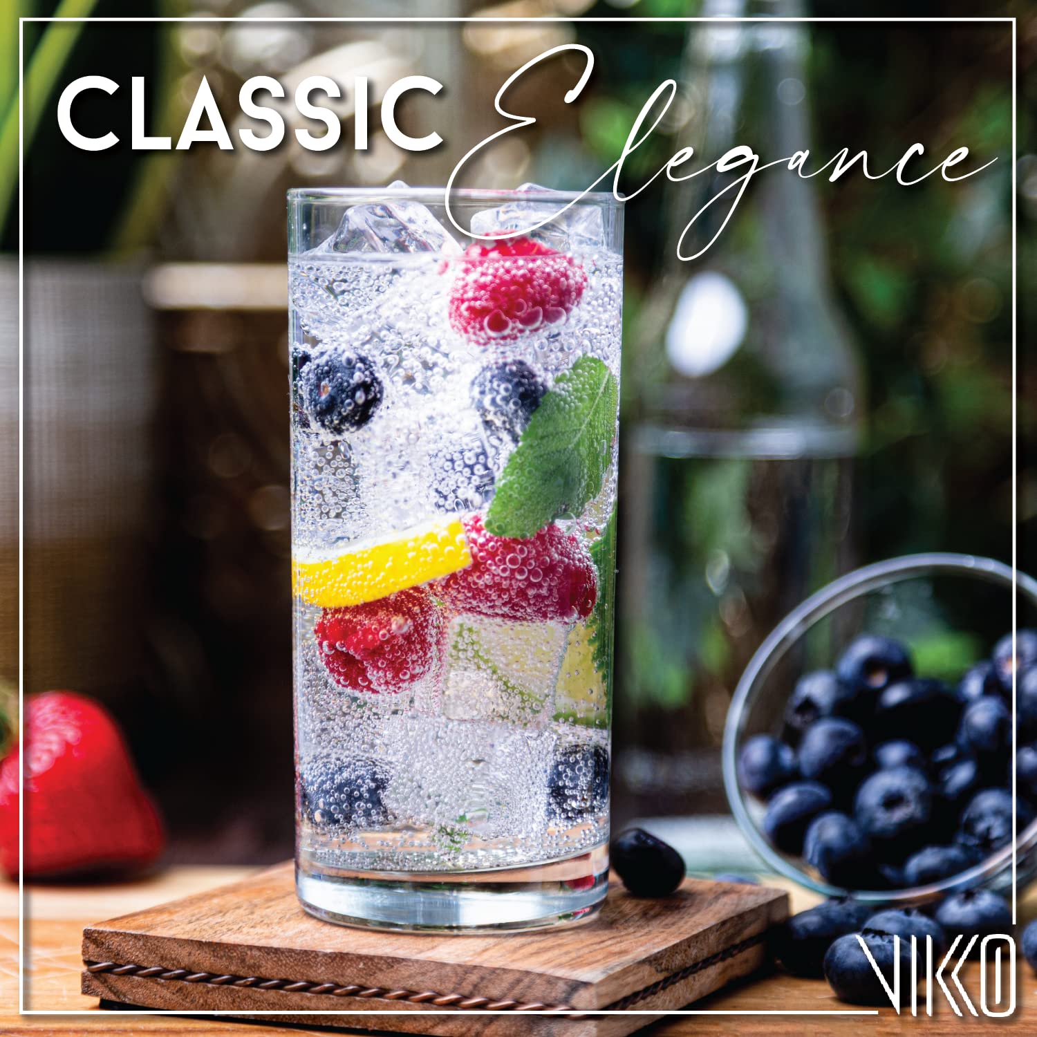 Vikko vaso agua 10 onzas, capacidad de 10 onzas para bebidas favoritas