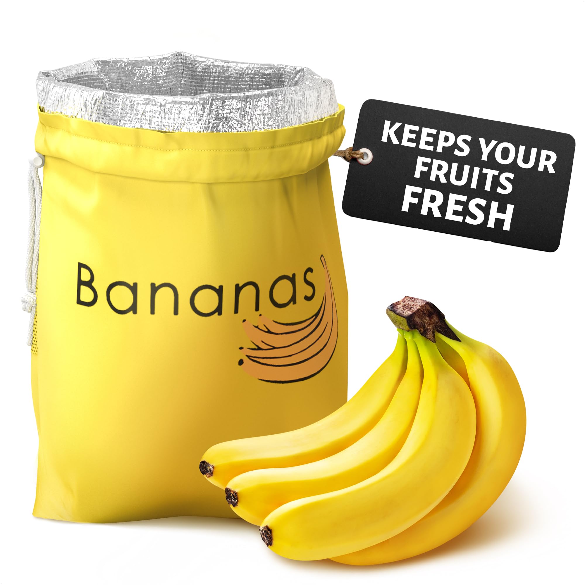 Vikrom bolsa para plátano de nylon de alta calidad para almacenamiento seguro de frutas