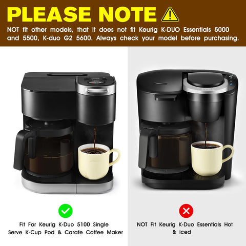 Vilapow agarre ergonómico para jarra Keurig 5100, vertido cómodo
