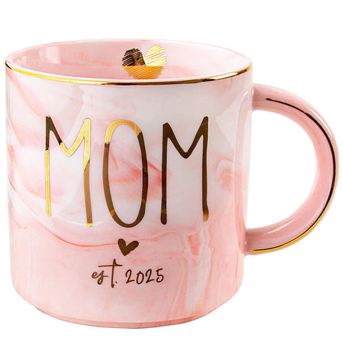 Taza Vilight marmol rosa 11oz ideal para regalo y ritual matutino.