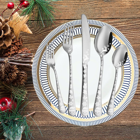 Vilihkc cubiertos versátiles para hogar o restaurante con estilo