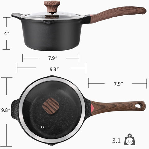 Vinchef olla apta para lavavajillas, limpieza sencilla tras la cocción.