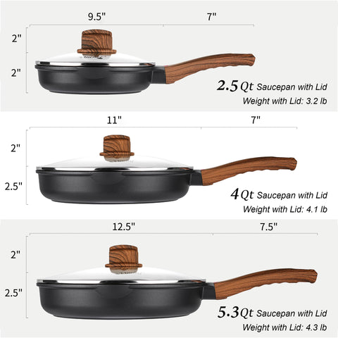 Vinchef mango ergonómico que permanece frío durante la cocción
