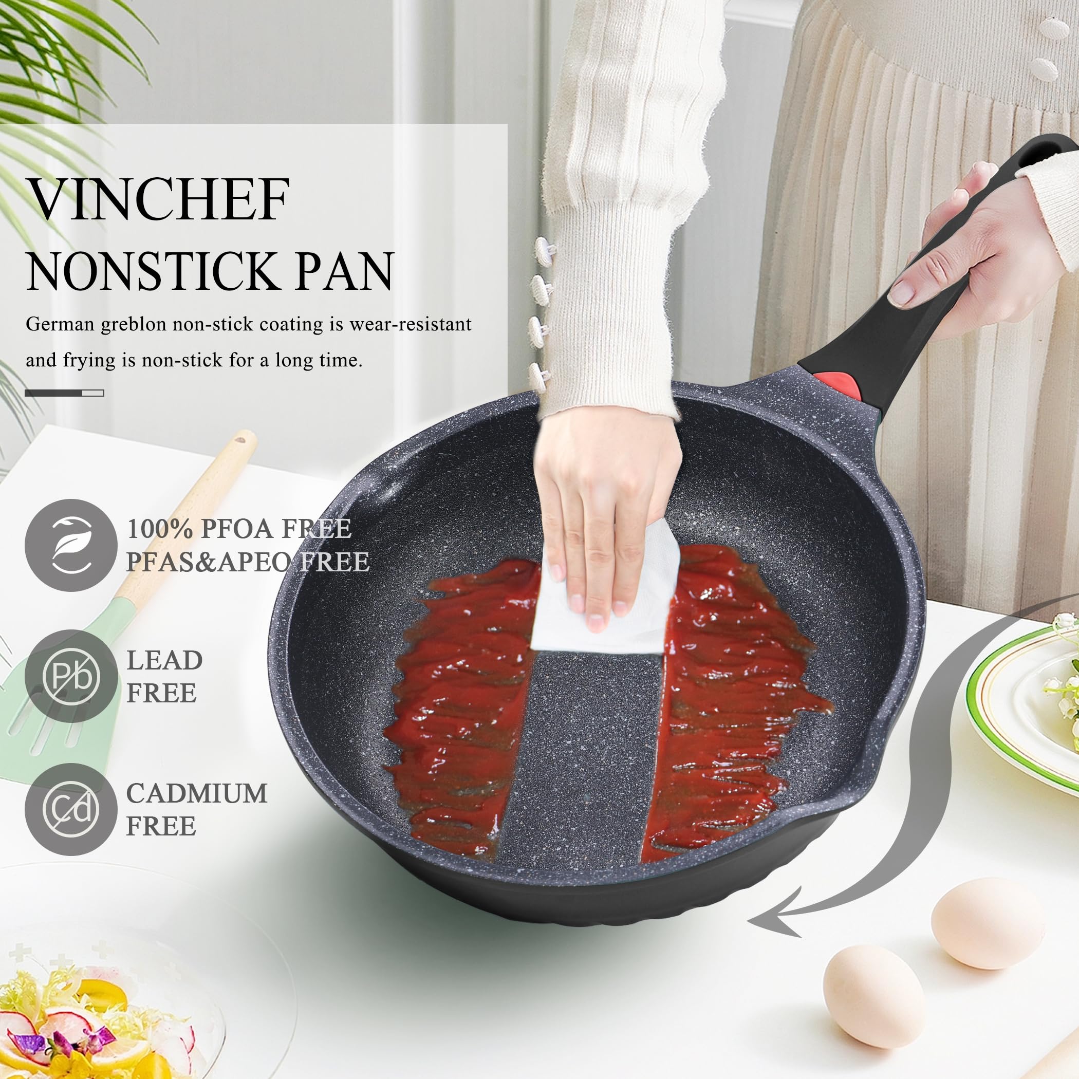 Vinchef tapa hermética que ayuda a conservar sabor y temperatura
