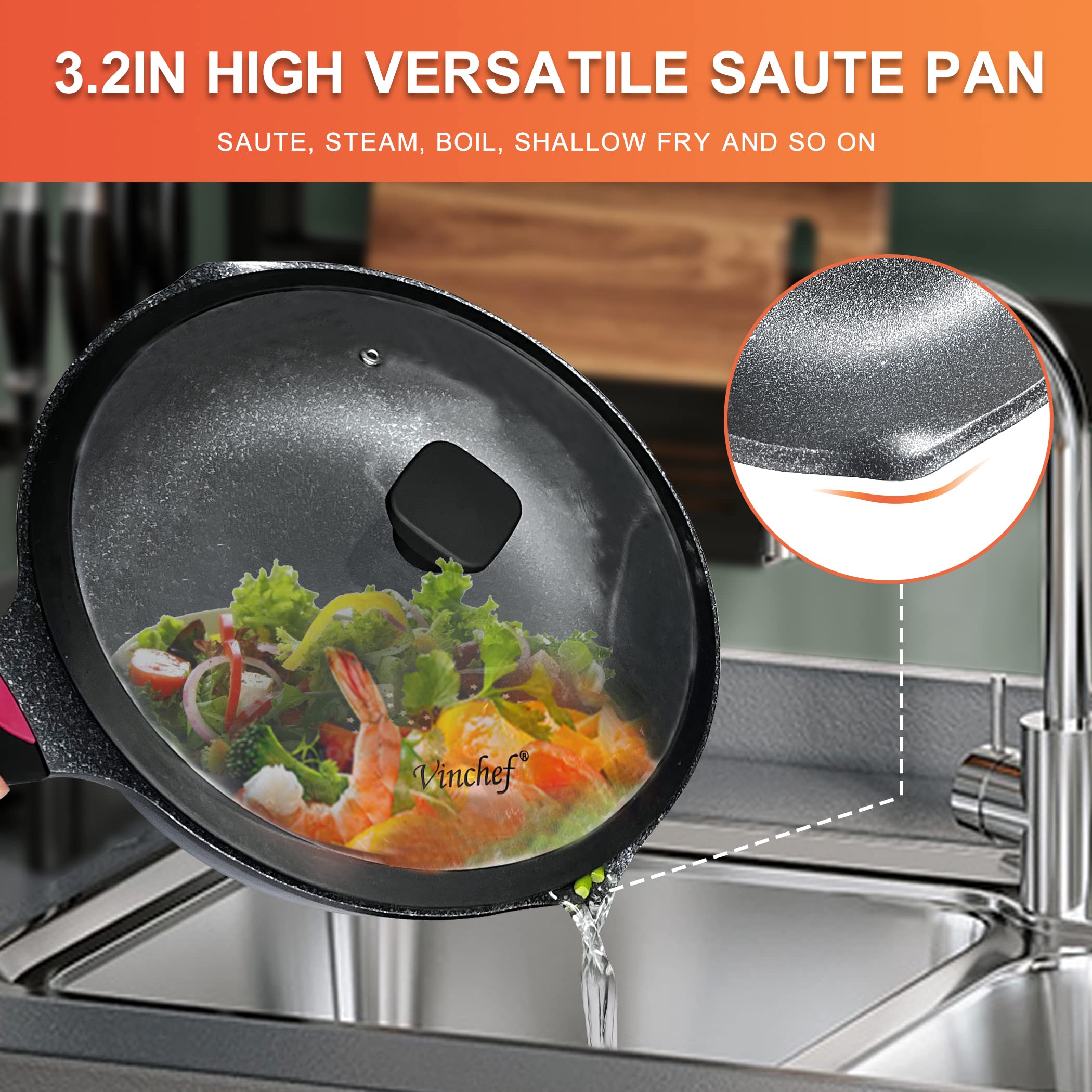 Vinchef tapa resistente y ergonómica