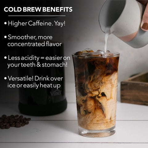 VINCI Café Frío: conservación en refrigerador hasta 10 días