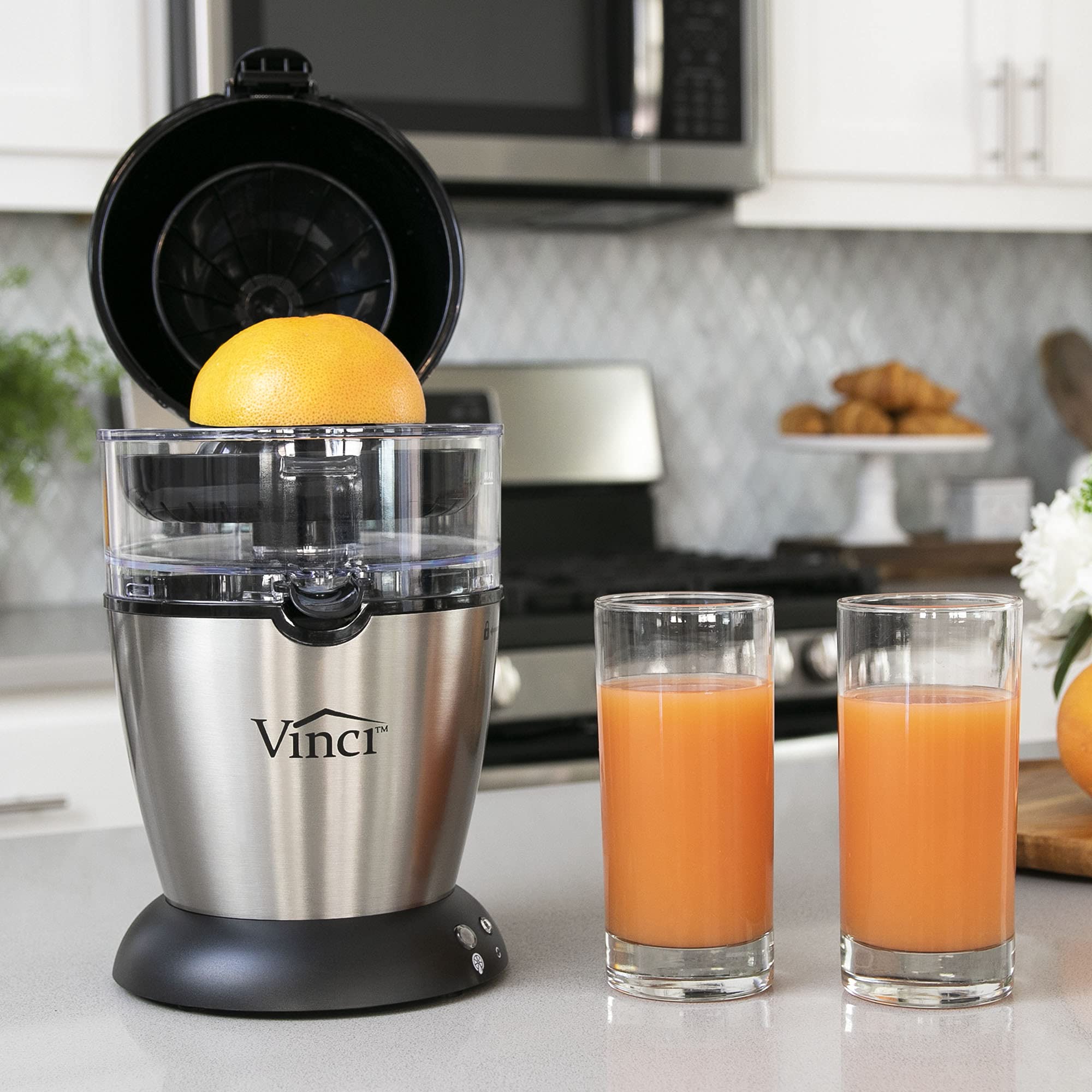VINCI Exprimidor cítrico sistema de un solo botón para uso sencillo