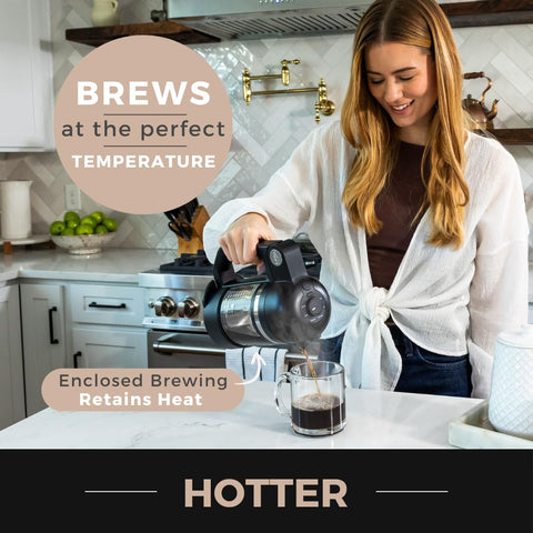 VINCI Micro Café muestra compatibilidad con cápsulas Keurig y cápsulas reutilizables.