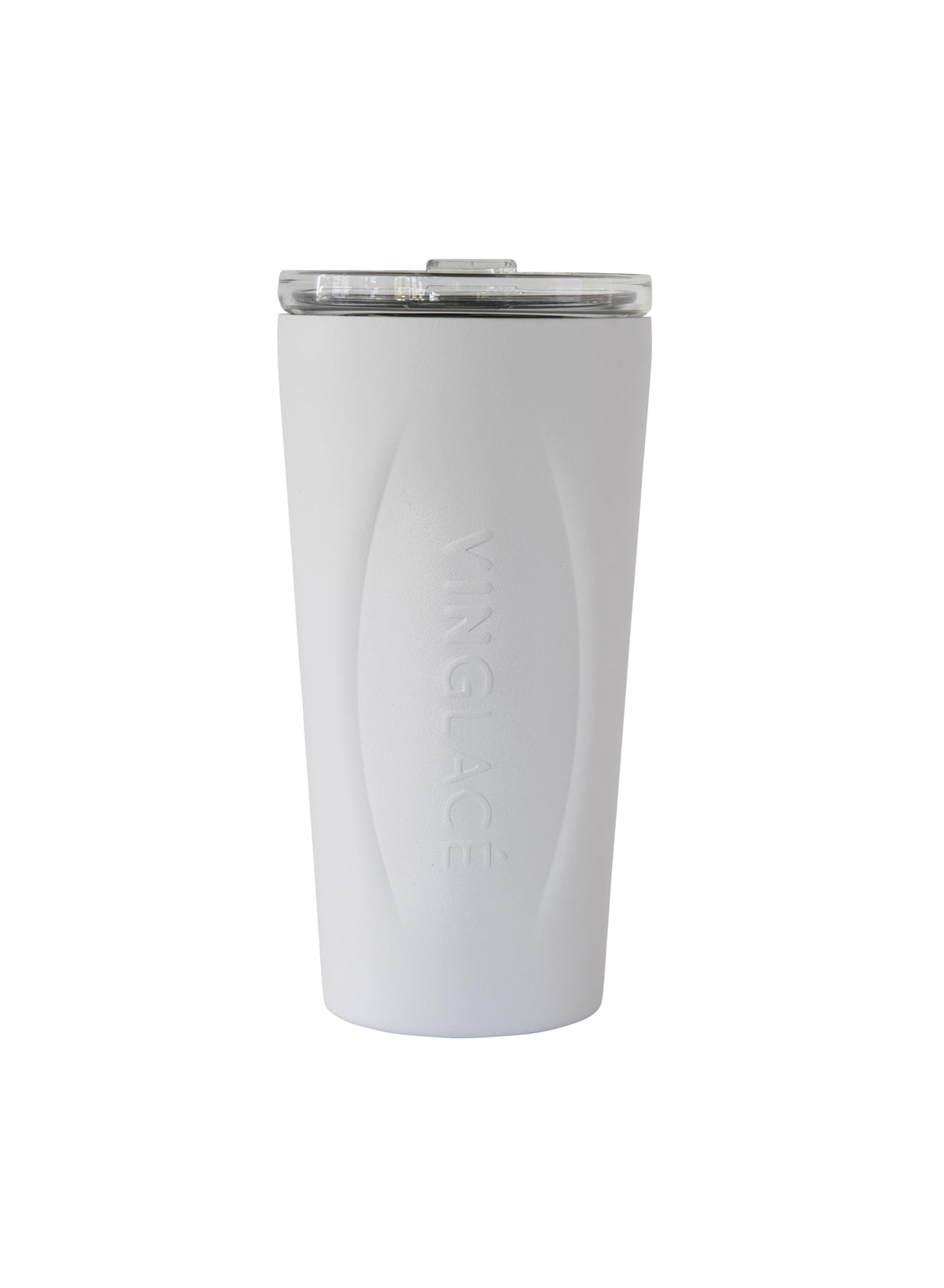 Vinglacé vaso termico aislado con inserto de vidrio para bebidas sin sabor metálico.