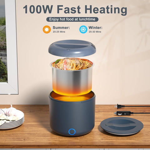 Fiambrera Vingud en coche con alimentación 12V para comida caliente