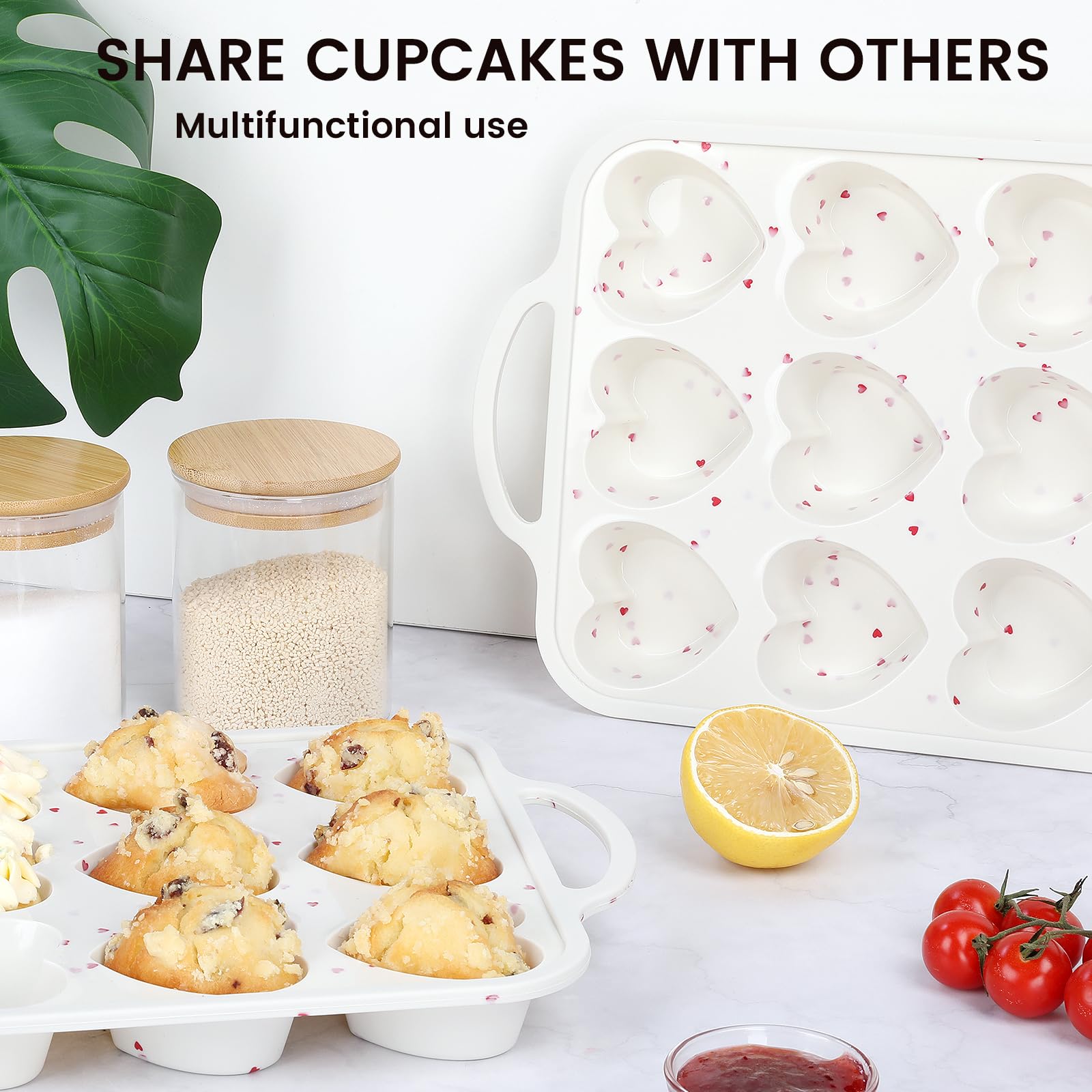 Vinino molde multiusos para muffins, huevos y más, fácil limpieza