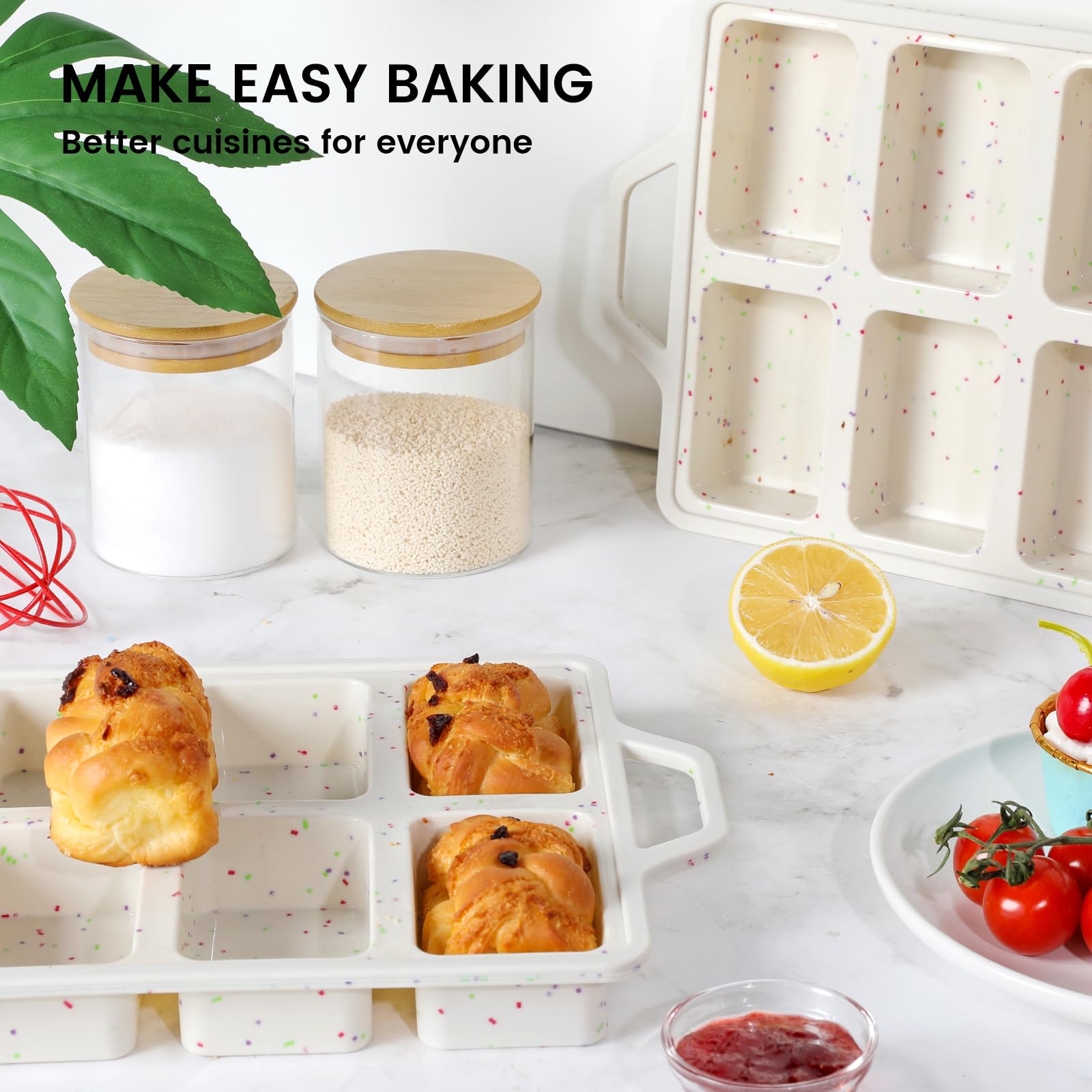 Vinino uso múltiple para muffins y pasteles en bandeja compacta