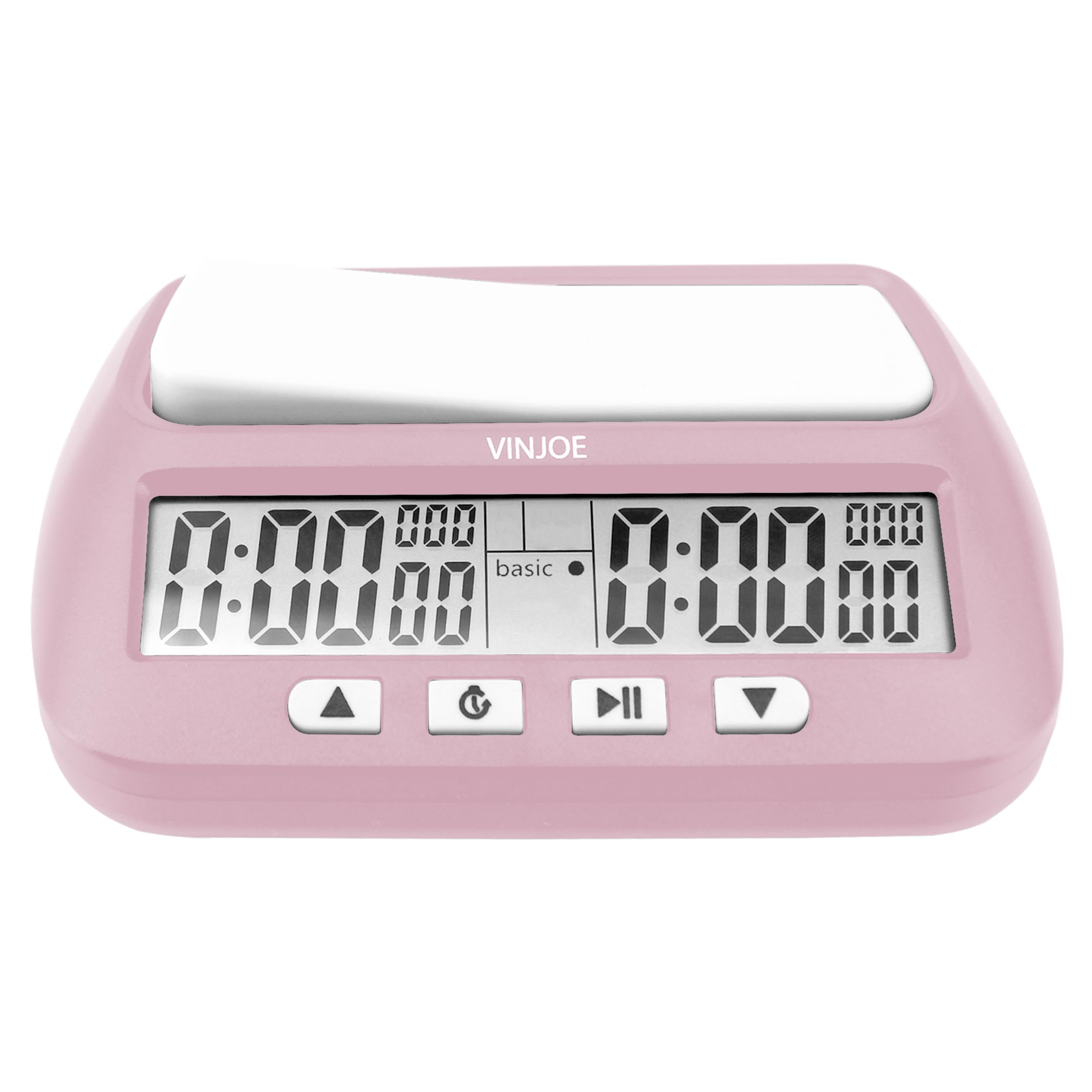 VINJOE reloj-ajedrez-digital-portátil facilita partidas rápidas y precisas.