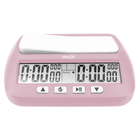 VINJOE reloj-ajedrez-digital-portátil facilita partidas rápidas y precisas.