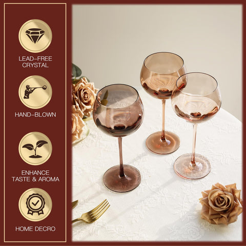 Copa de vino Vintacicle multicolor, diseño vibrante para celebraciones.