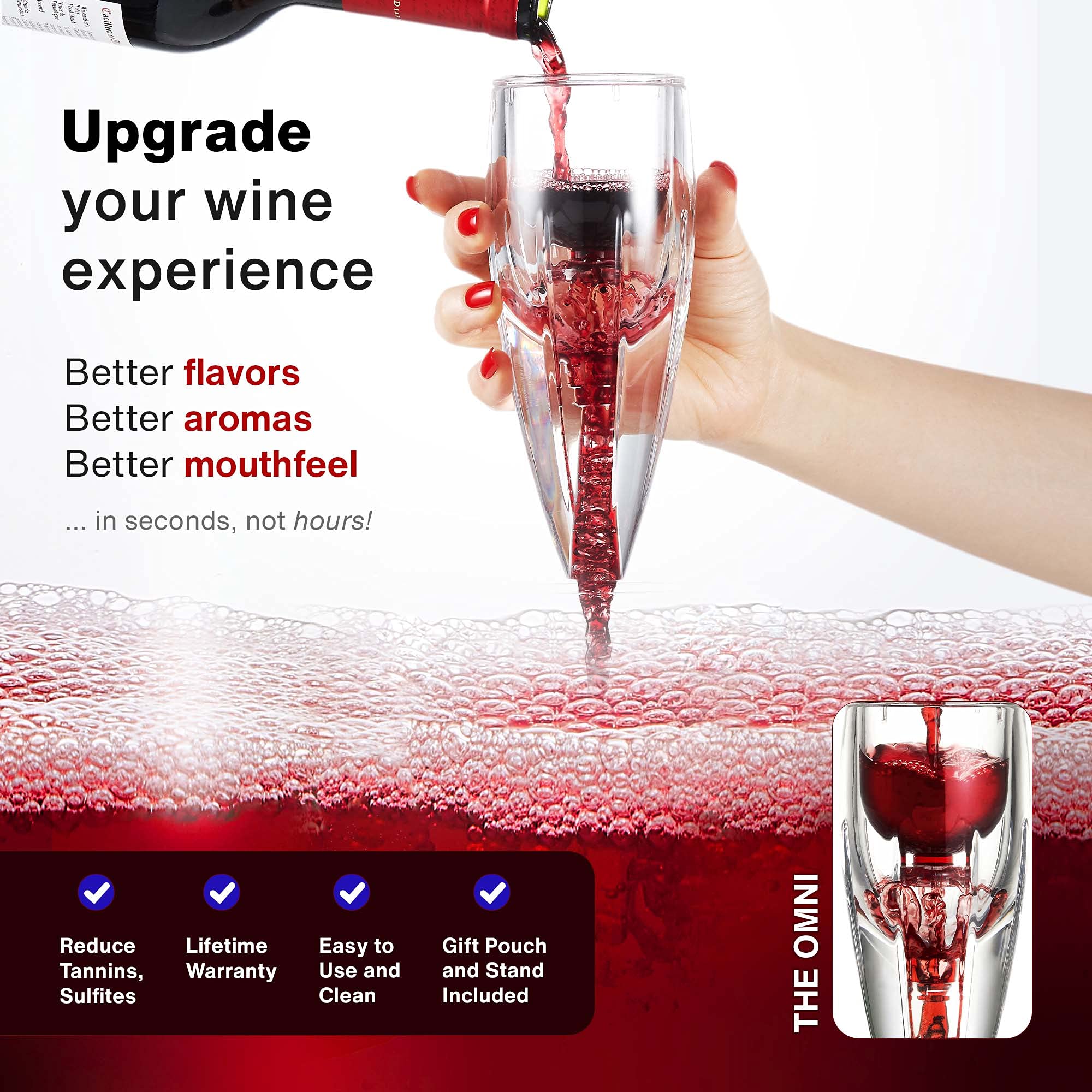 Vintorio OMNI caja regalo premium para regalo de vino elegante.