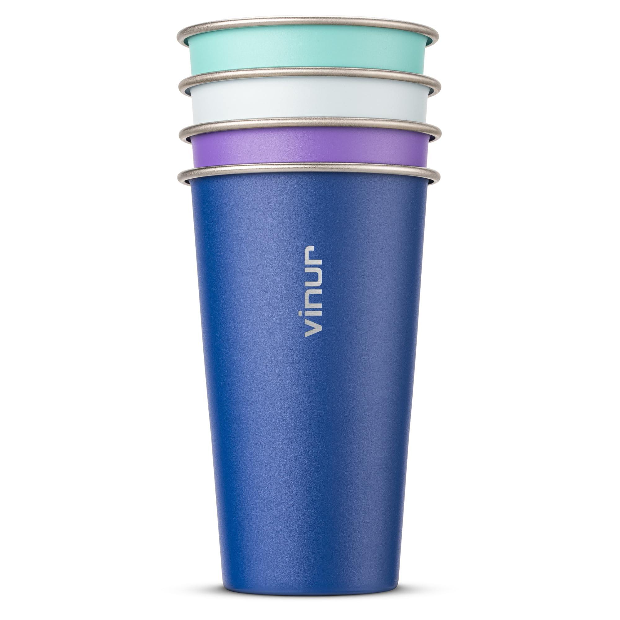 VINUR vasos 20 onzas azul bebé, ideal para bebidas al aire libre.