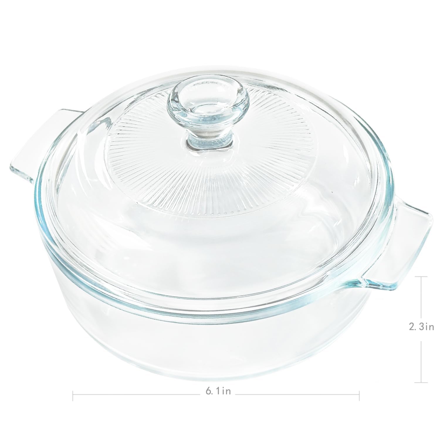 VIPHIEC cazuela apta para horno, ideal para cocinar directamente en la mesa.
