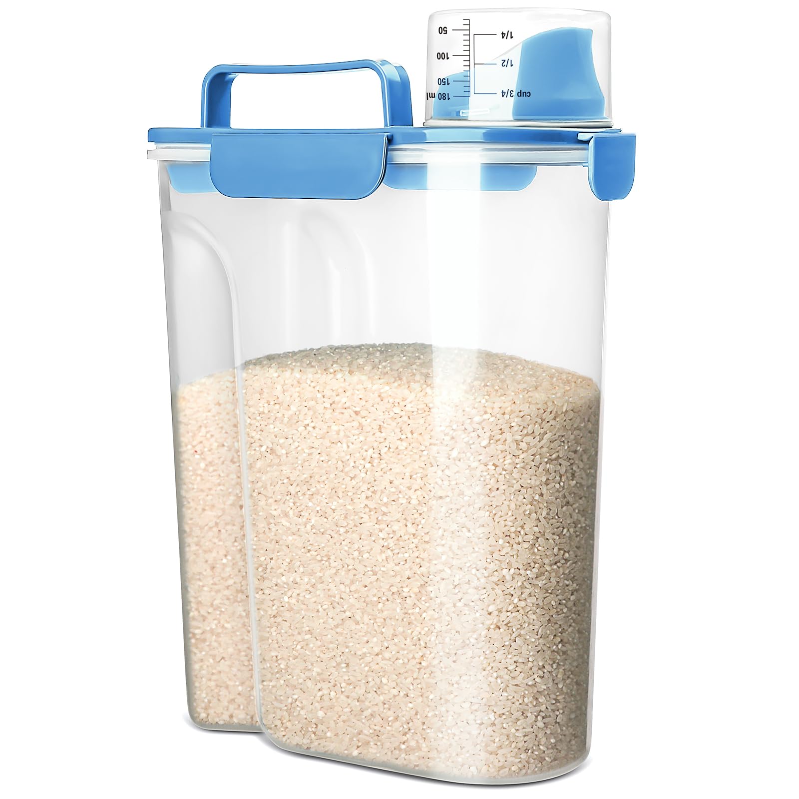 Viretec Arroz Almacen Frontal: envase claro para identificar alimentos al instante