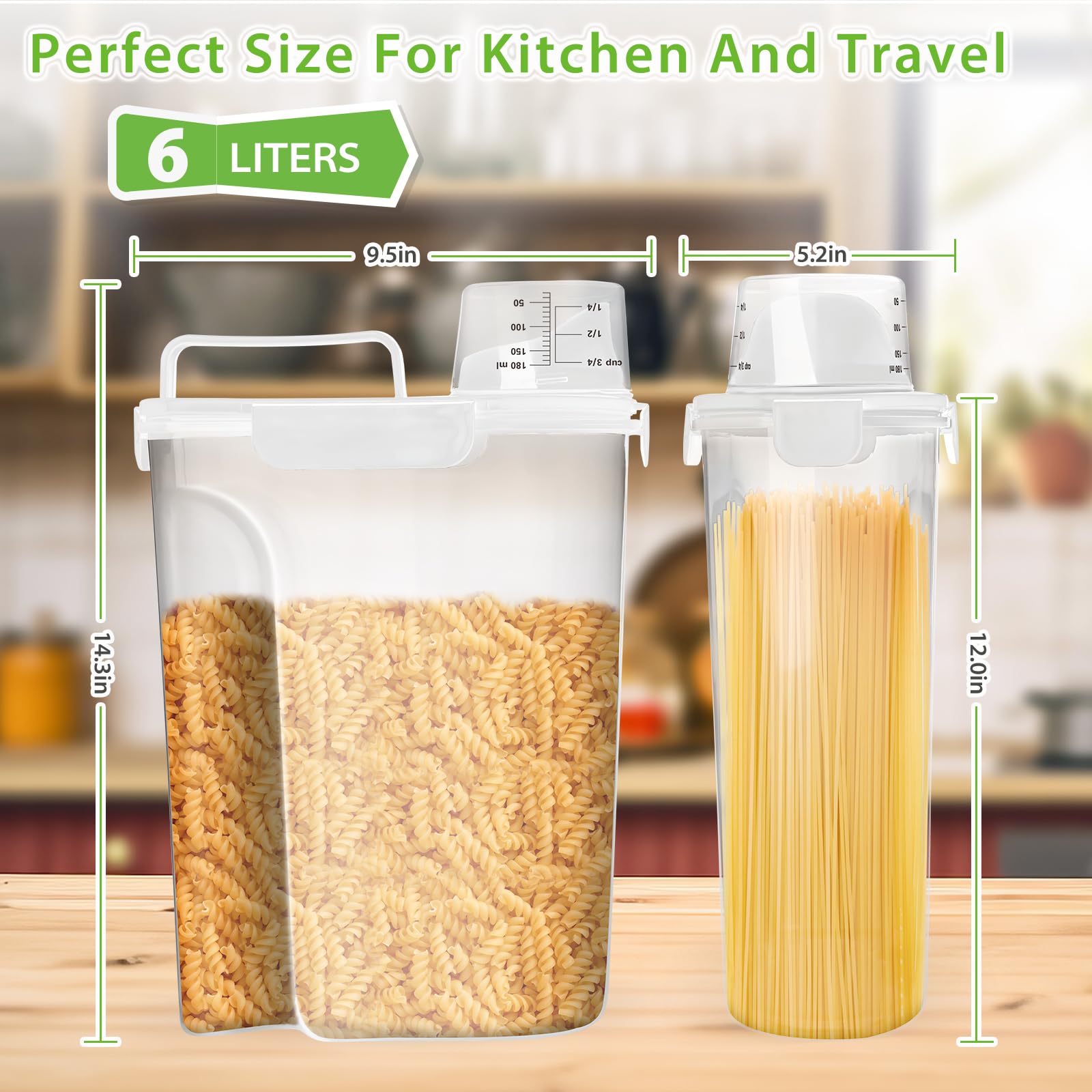 Viretec dispensador-arroz ergonómico facilita verter con una mano